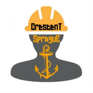 Crescent Sprague logo mockup 3